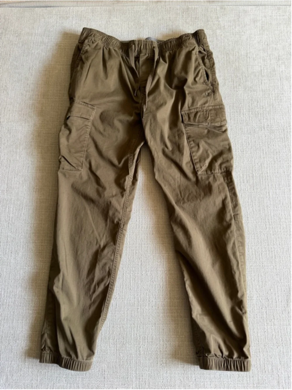 Roots green Cargo joggers men’s size large - Picture 1 of 11